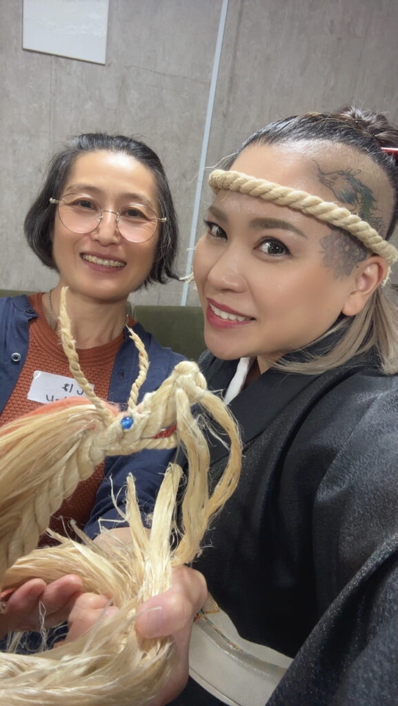 日本縦断!精麻創作ワークショップの旅 - 愛ちゃんの龍【精麻と