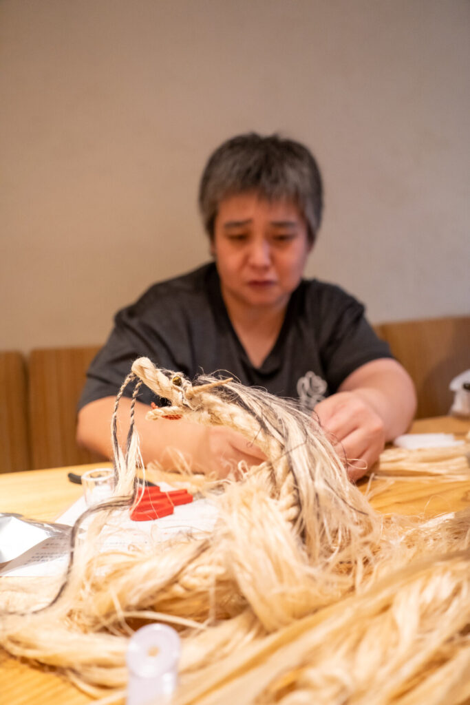 日本縦断!精麻創作ワークショップの旅 - 愛ちゃんの龍【精麻と